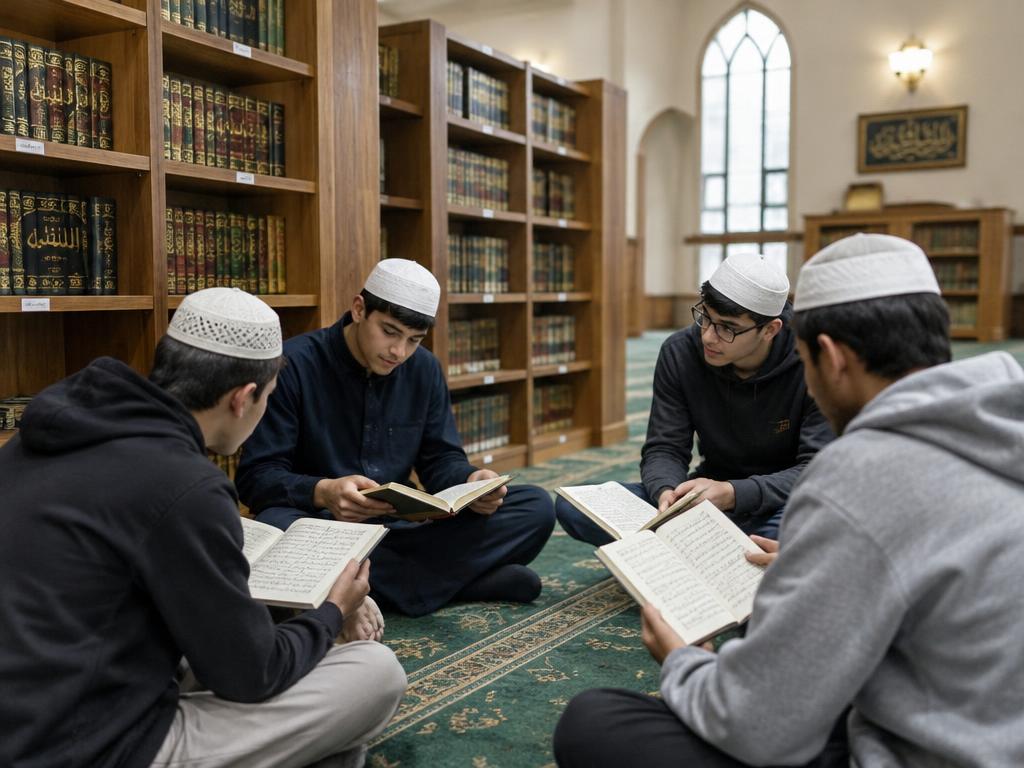Halaqah kitab Al-Ajurrumiyah setiap ba'da Subuh